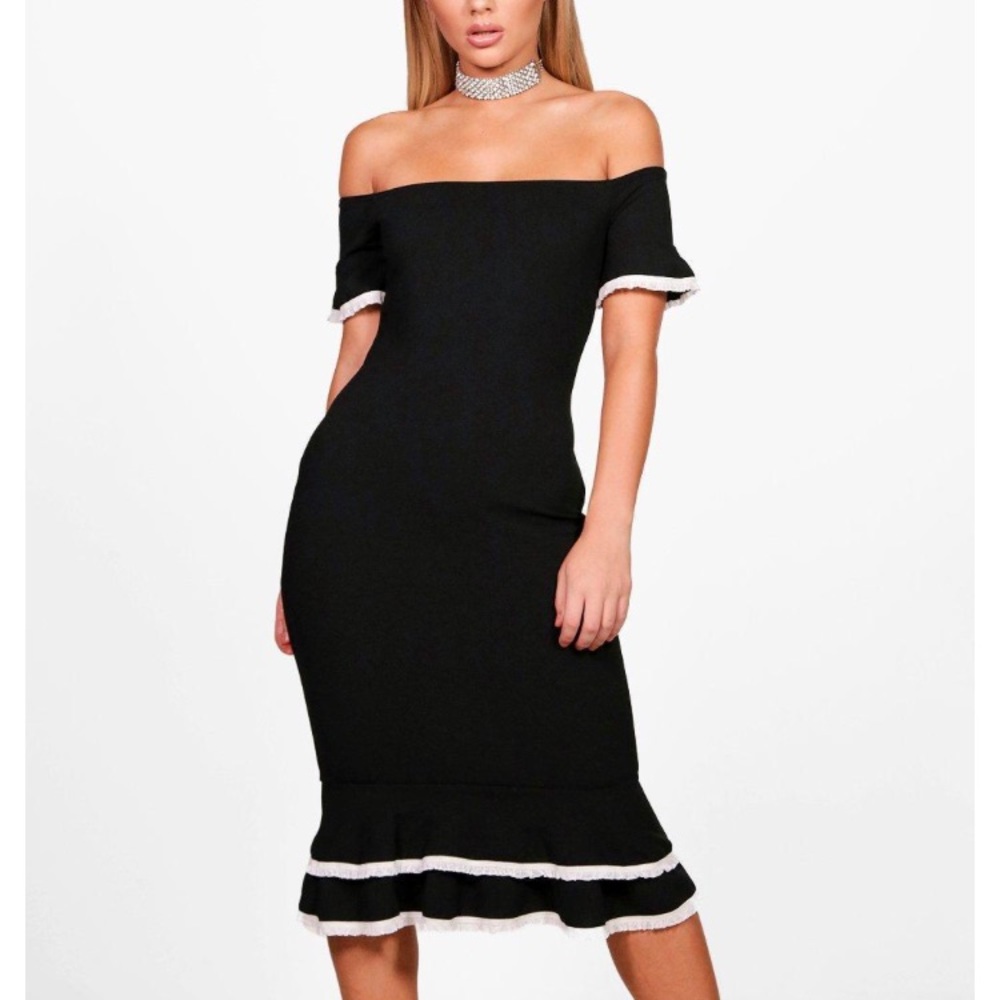 Helena Bardot midi dress